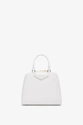 Antigona Cube mini white bag