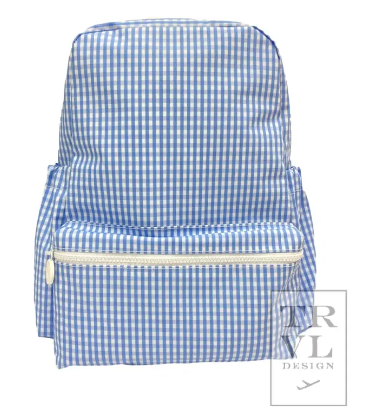Backpacker in Gingham Sky | TRVL Design