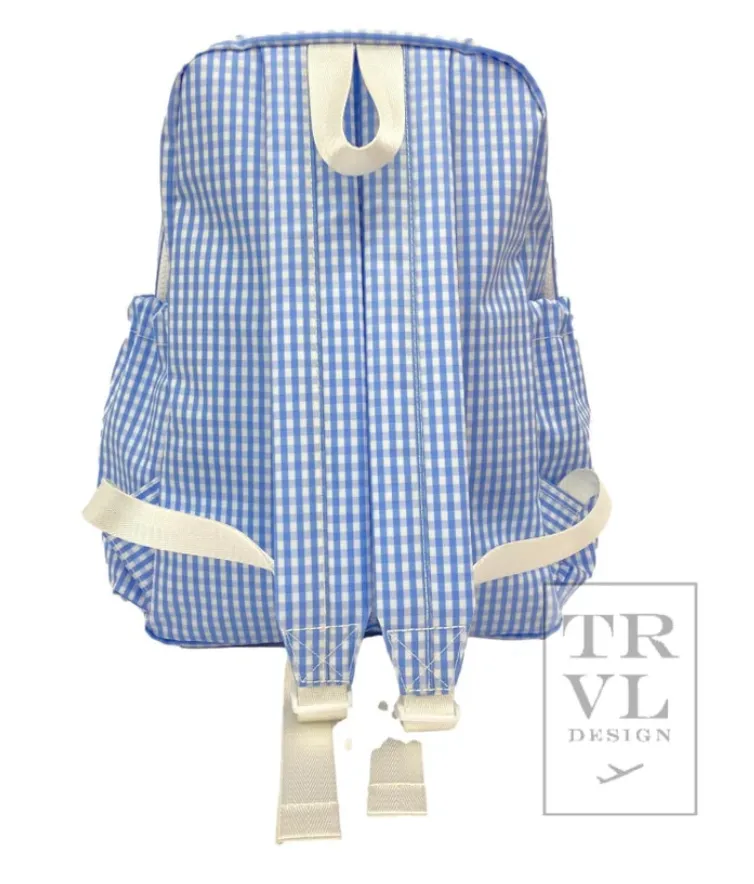 Backpacker in Gingham Sky | TRVL Design
