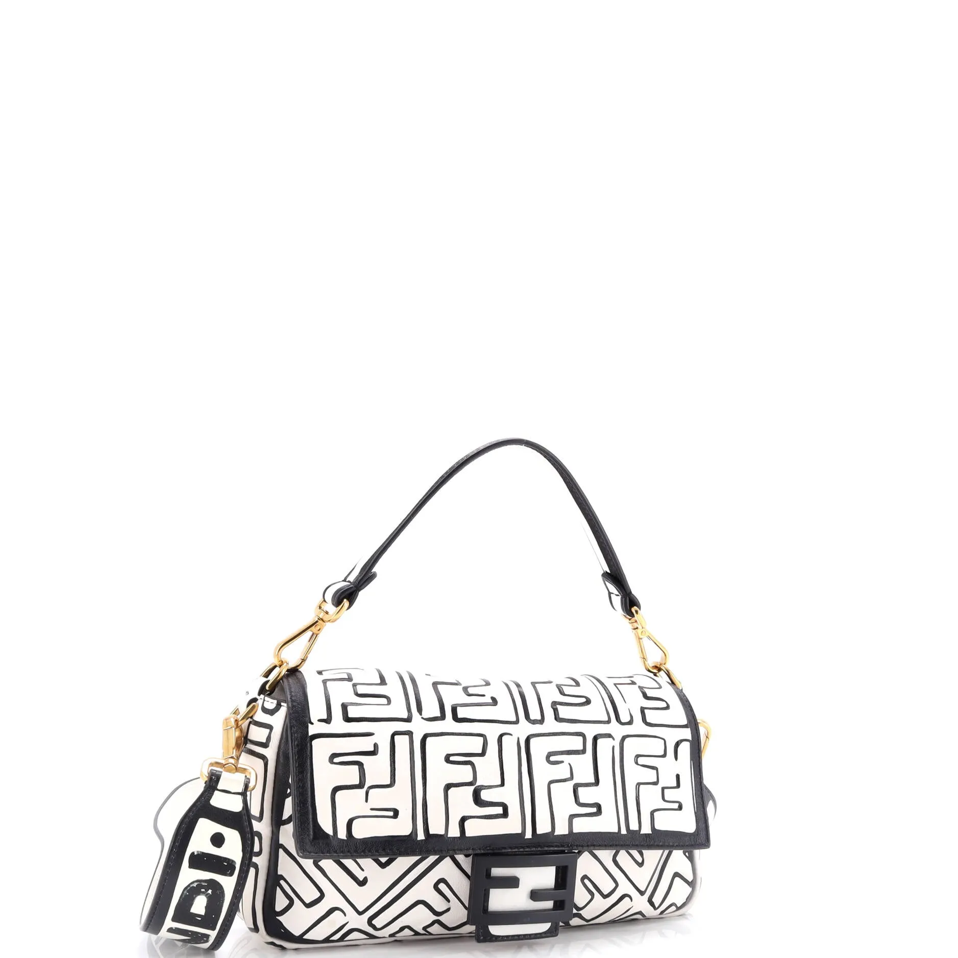 Baguette NM Bag Joshua Vides Zucca Embossed Leather Medium