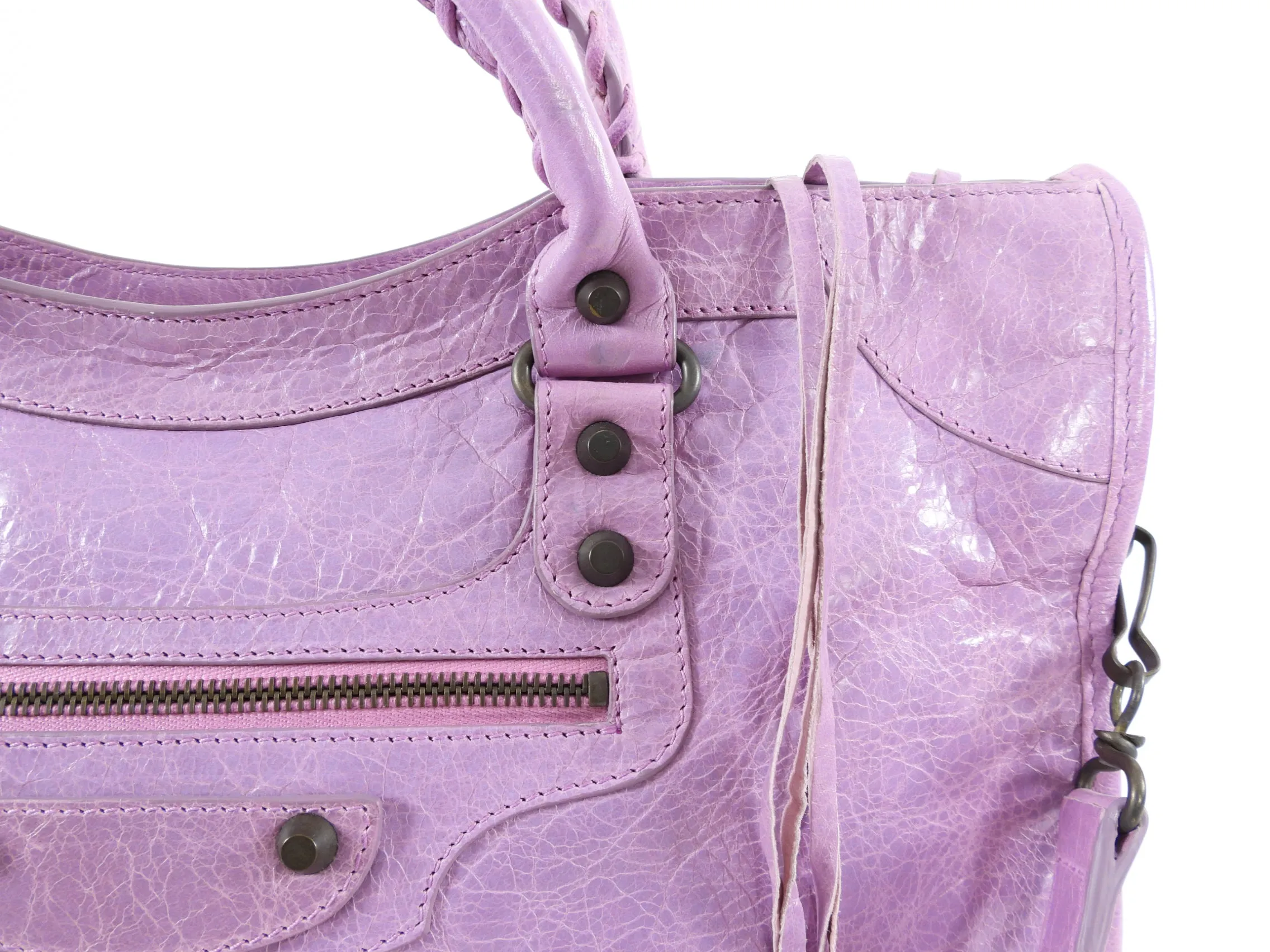 Balenciaga Classic City Medium Lambskin Lilac Purple Bag