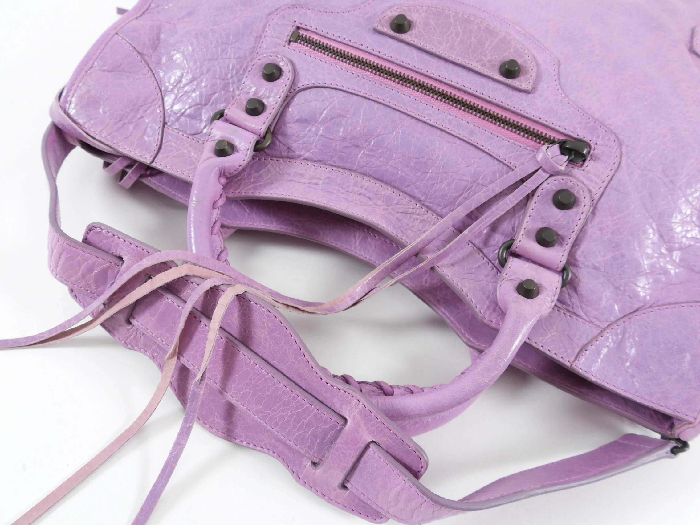 Balenciaga Classic City Medium Lambskin Lilac Purple Bag