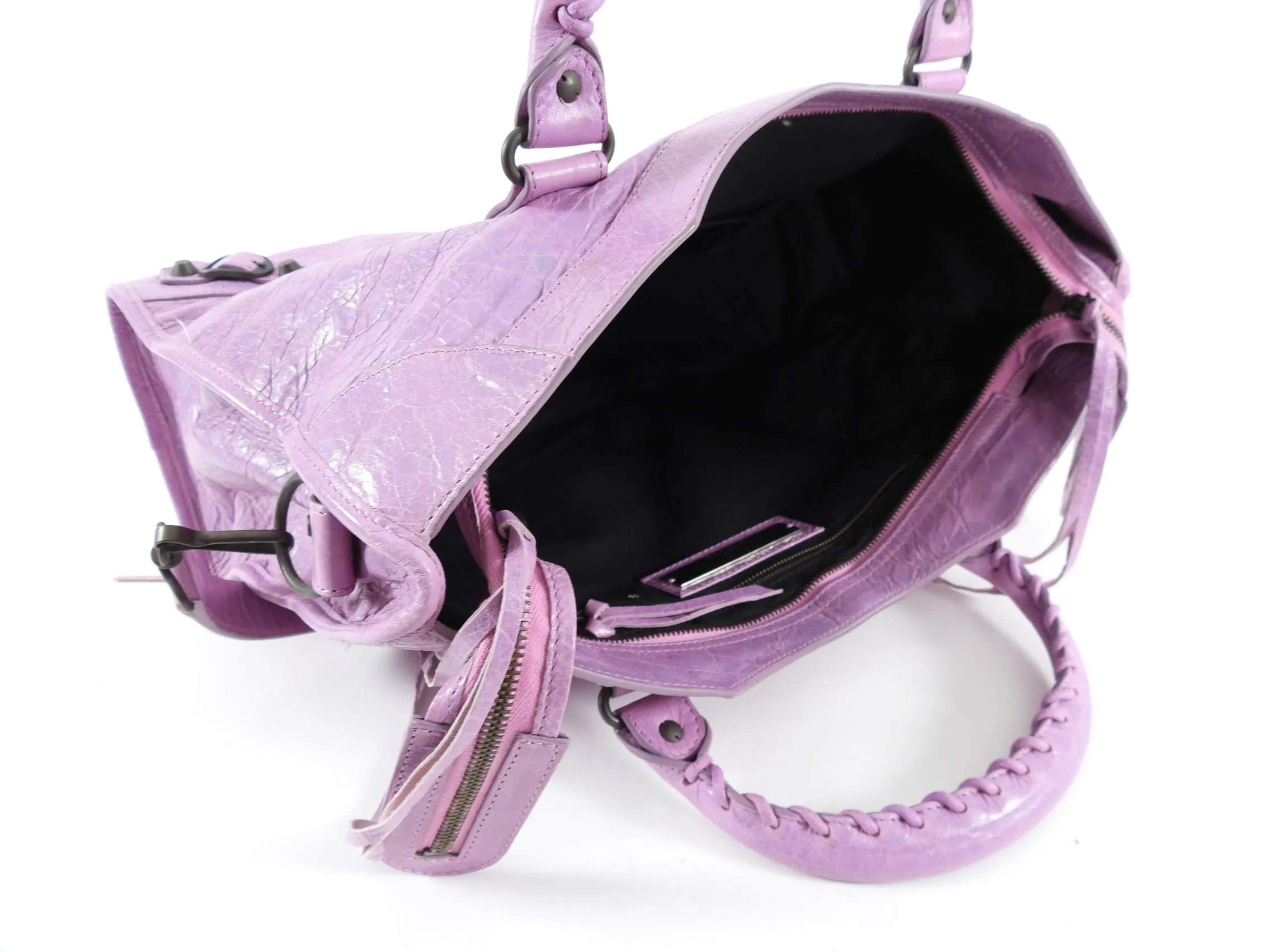 Balenciaga Classic City Medium Lambskin Lilac Purple Bag