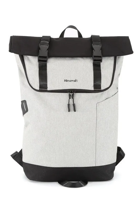 Courier Style Light Grey Urban Backpack