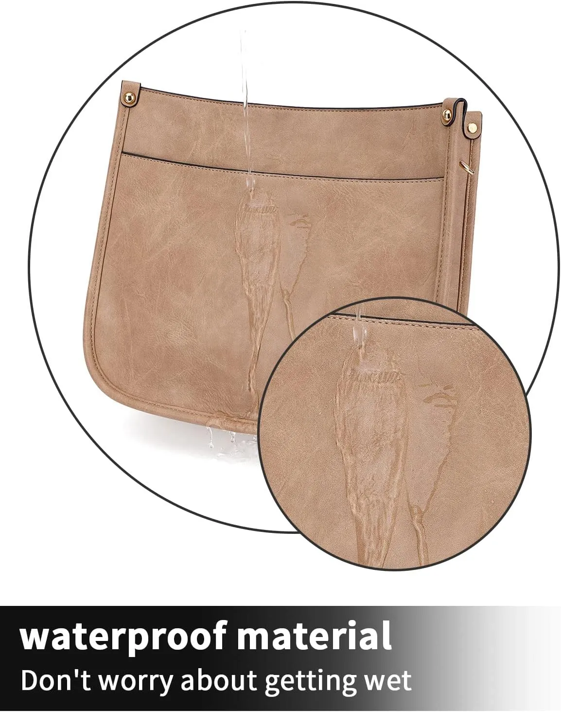 Crossbody Bag Women Vegan Leather Hobo Handbag Trendy Crossbody Shoulder Bag Purses For Women with 2 Adjustable Strap