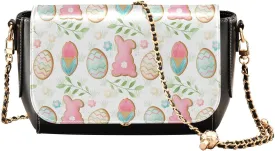 Crossbody Bags for Women Trendy Women's Black Shoulder Bag Small PU Leather Flap Cross Body Bag Handbags