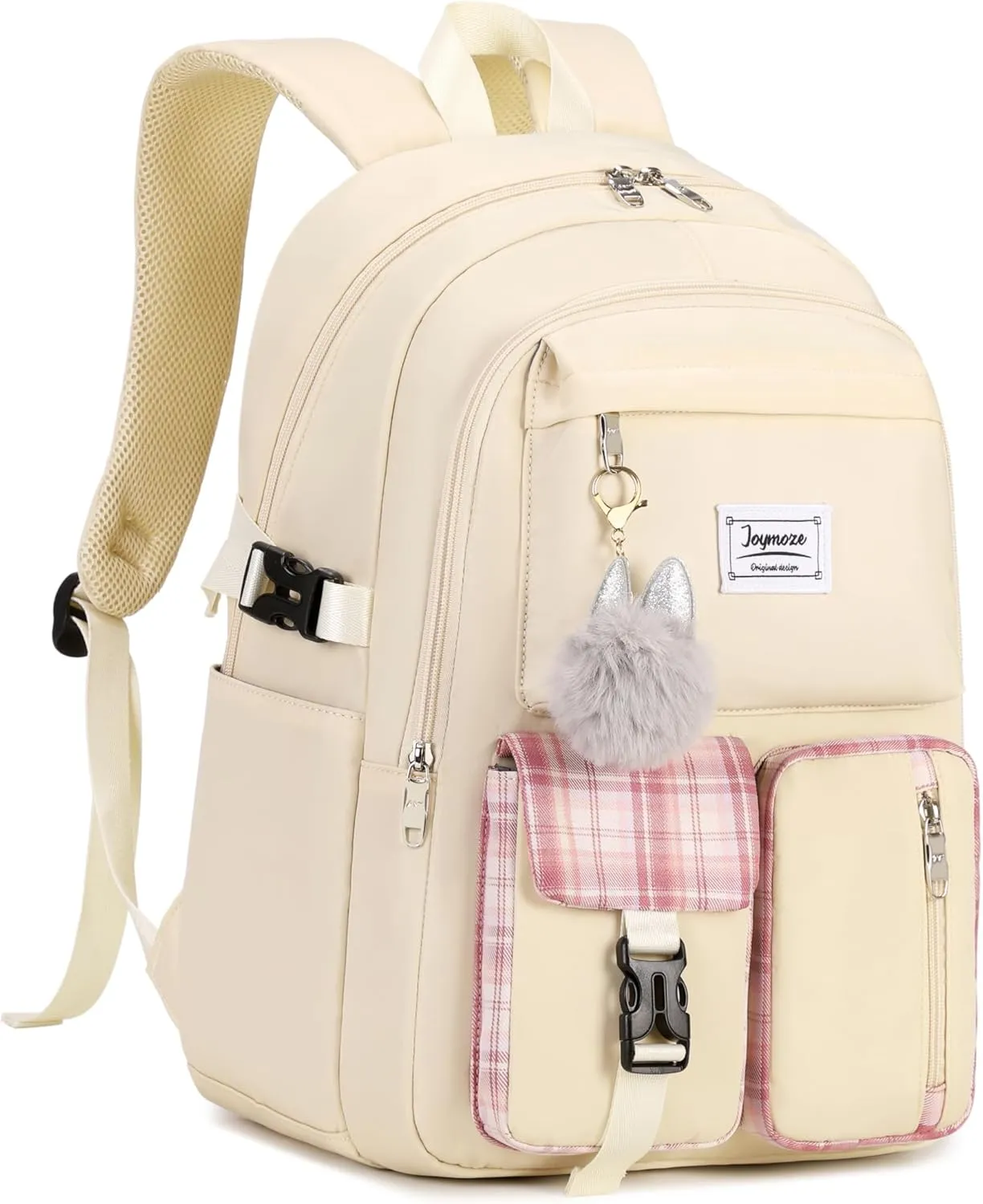 Cute Backpack for Girl Teenager Daily Backpack Women Backpack Purse Ivory