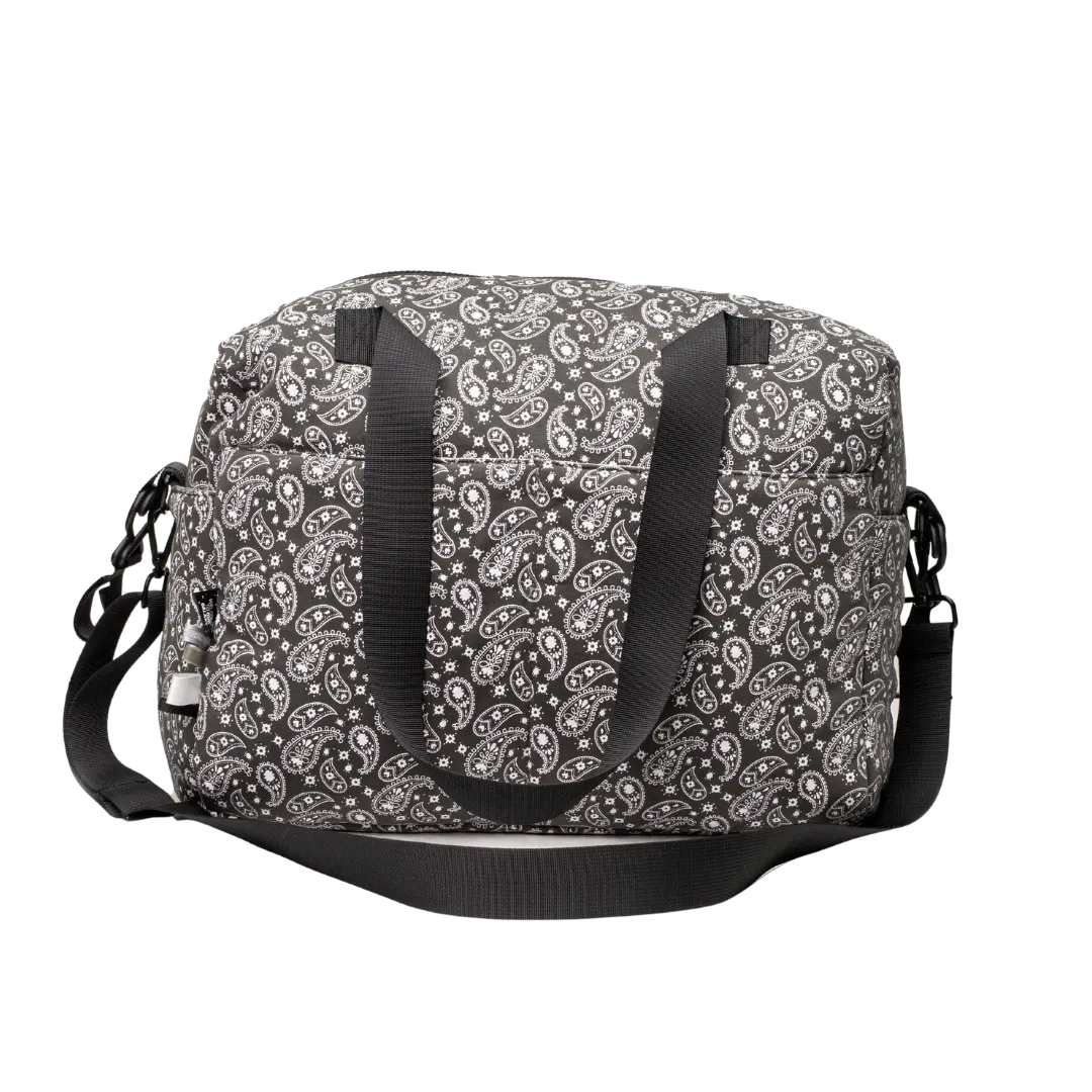 Dark Paisley Diaper Bag