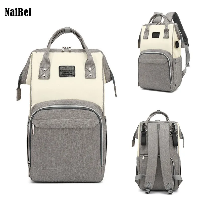 Diaper Bags Mommy Bag Fashion Fashionmonger Multifunctional Large Capacity Backpack Oxford Cloth