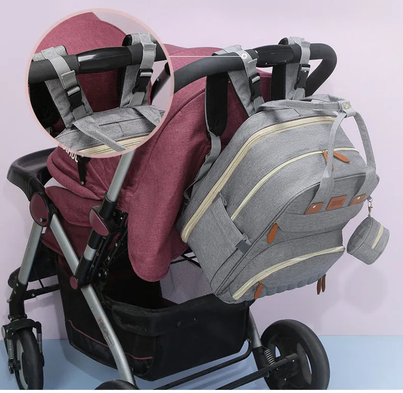 Diaper Bags Mommy Bag Multi-Function Folding Large Capacity Backpack