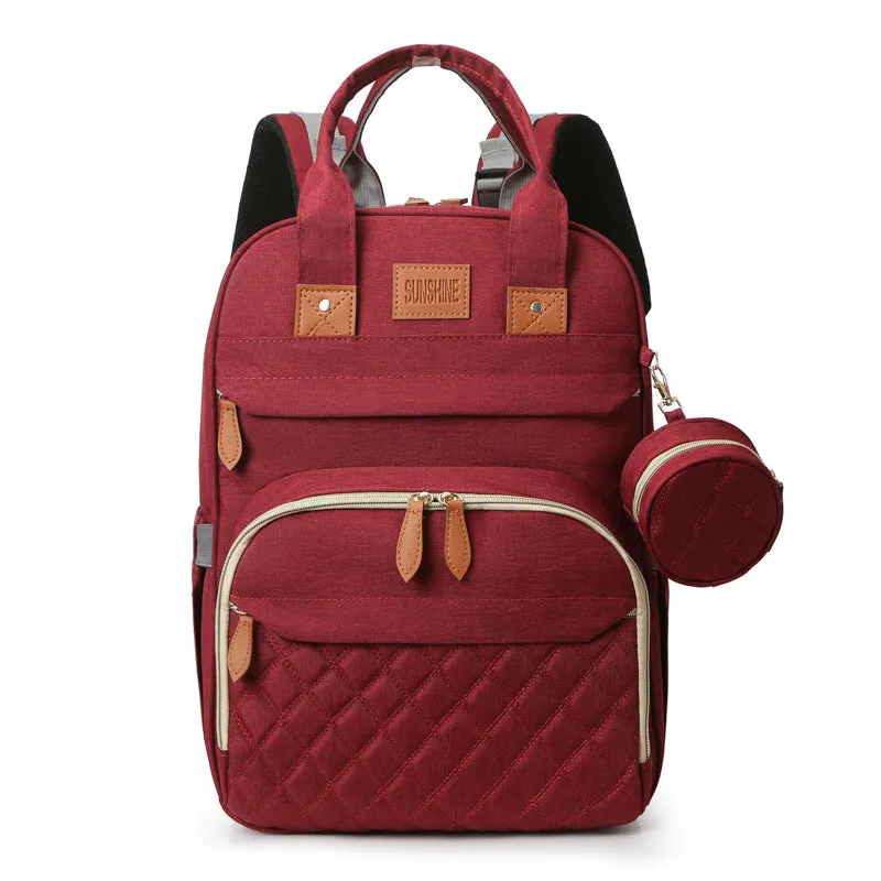 Diaper Bags Mommy Bag Multi-Function Folding Large Capacity Backpack