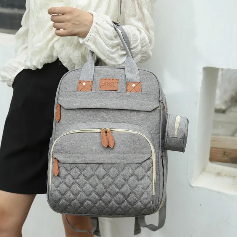 Diaper Bags Mommy Bag Multi-Function Folding Large Capacity Backpack