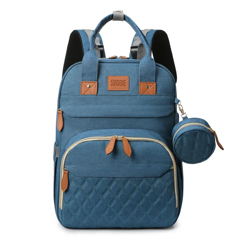 Diaper Bags Mommy Bag Multi-Function Folding Large Capacity Backpack