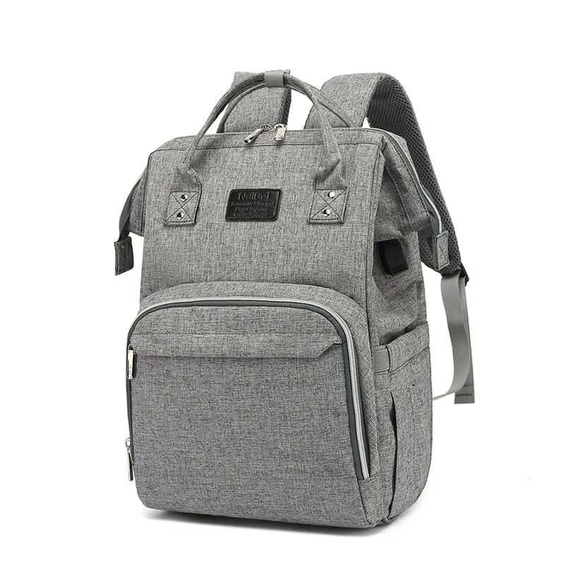 Diaper Bags Mommy Bag Multi-Function Large Capacity Double Shoulder USB Baby