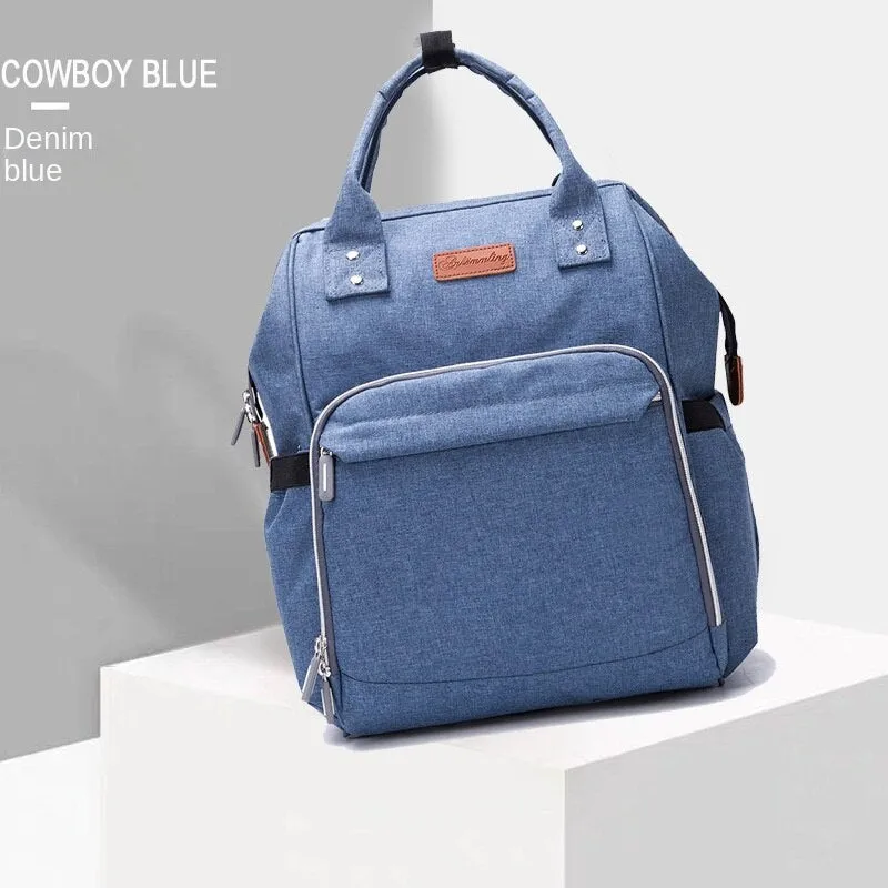 Diaper Bags Mommy Bag Multi-Functional Waterproof Large Capacity Four-Piece Set
