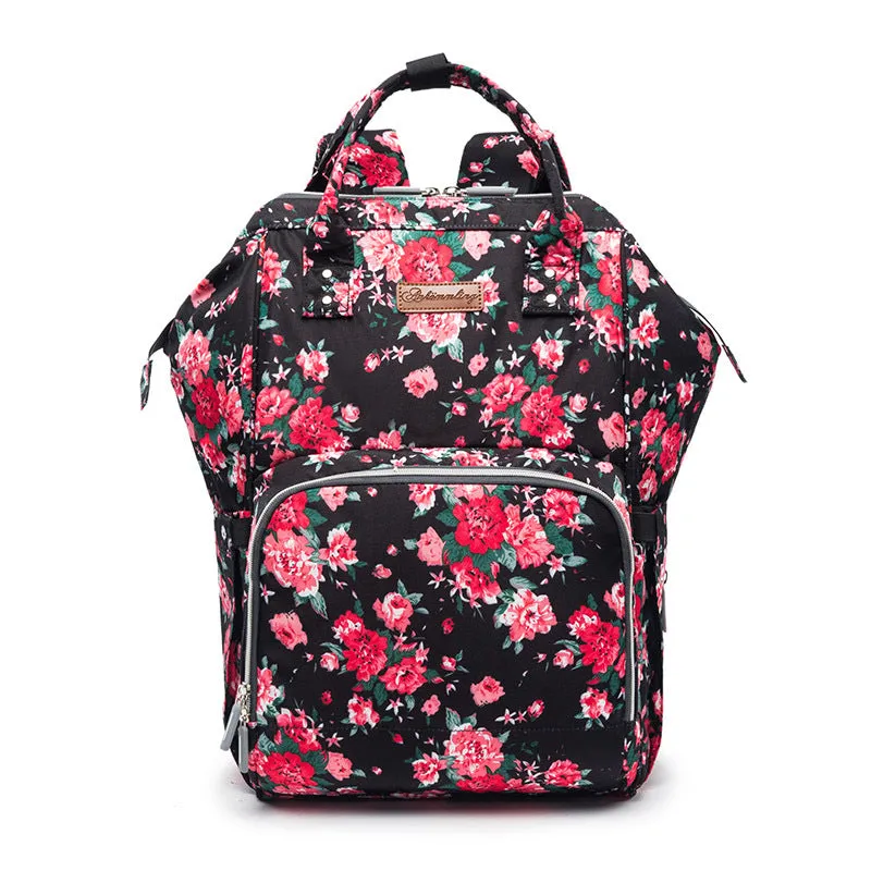 Diaper Bags Mommy Bag Multi-Functional Waterproof Large Capacity Four-Piece Set