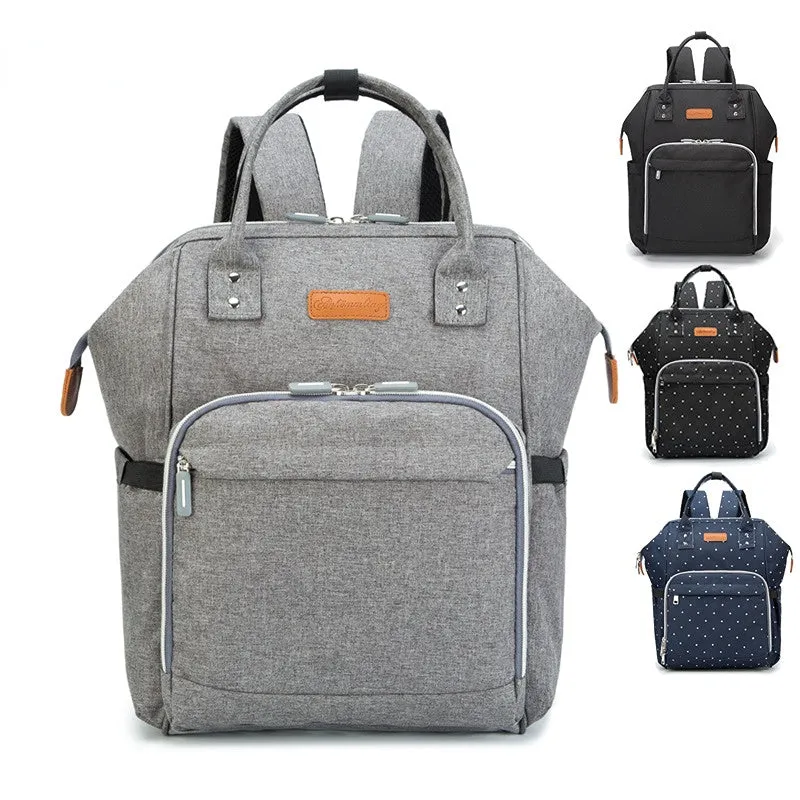 Diaper Bags Mommy Bag Multi-Functional Waterproof Large Capacity Four-Piece Set