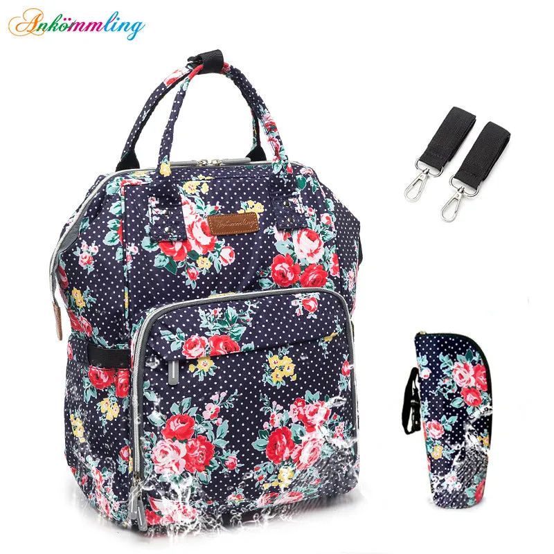 Diaper Bags Mommy Bag Multi-Functional Waterproof Large Capacity Four-Piece Set