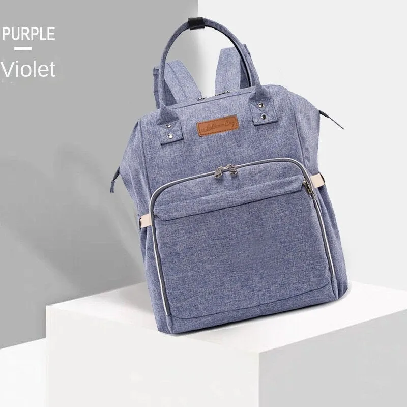 Diaper Bags Mommy Bag Multi-Functional Waterproof Large Capacity Four-Piece Set