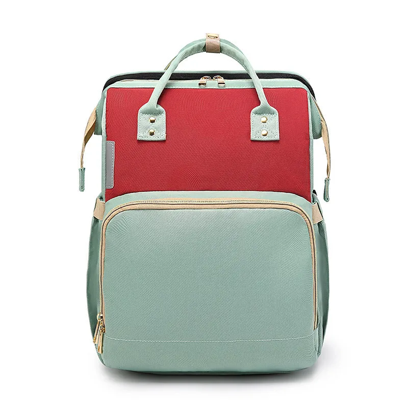 Diaper Bags Mommy Bag Portable Folding Baby Bed Multifunctional Large Capacity out