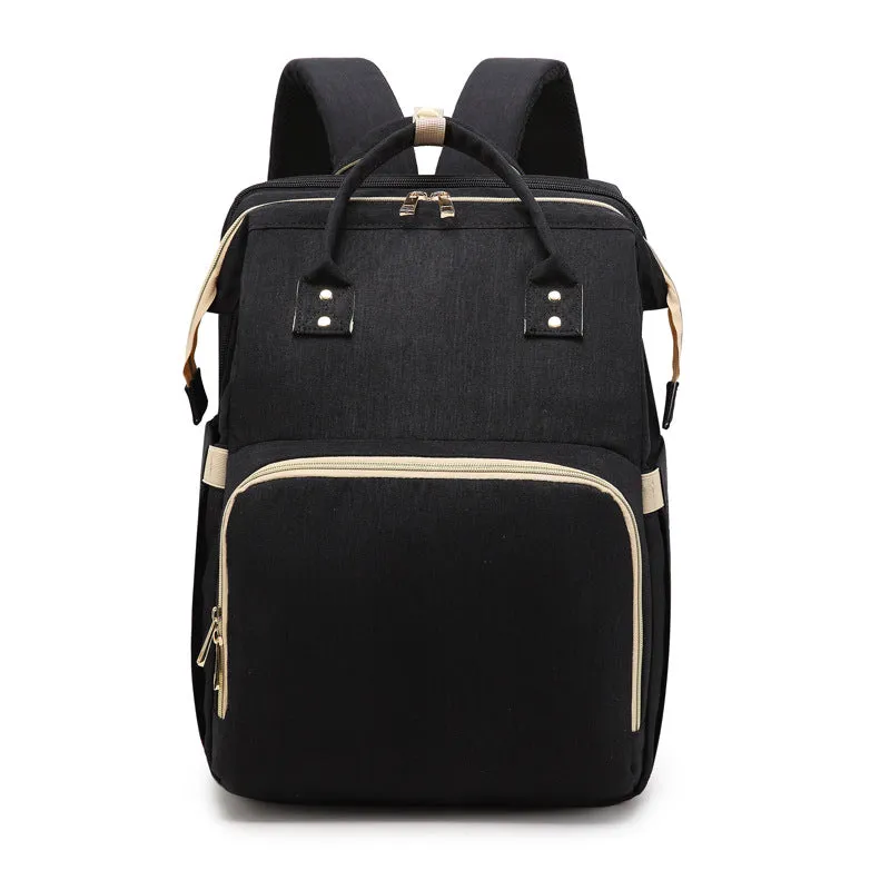 Diaper Bags Mommy Bag Portable Folding Baby Bed Multifunctional Large Capacity out