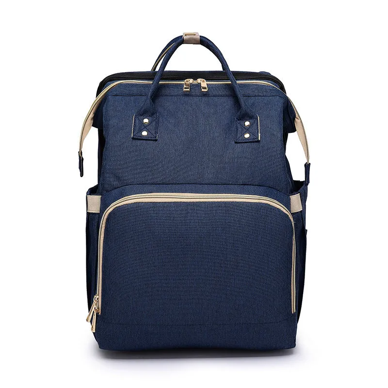 Diaper Bags Mommy Bag Portable Folding Baby Bed Multifunctional Large Capacity out