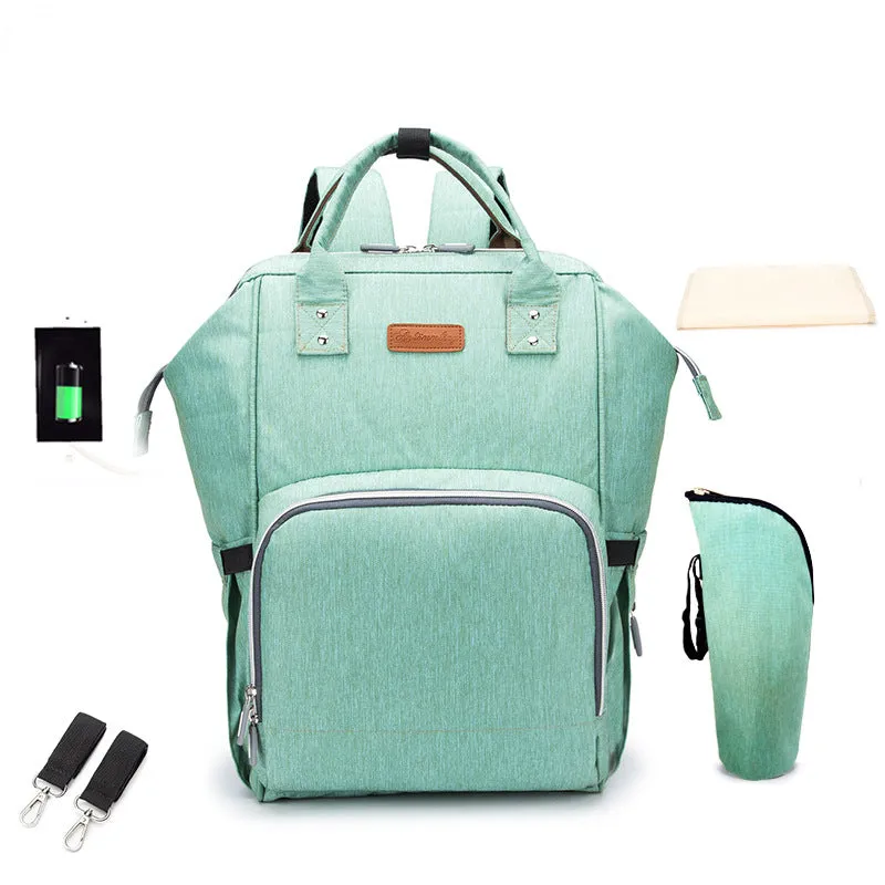 Diaper Bags Mommy Bag Two-Shoulder Maternal Child Outing Multi-Functional Large-Capacity Backpack