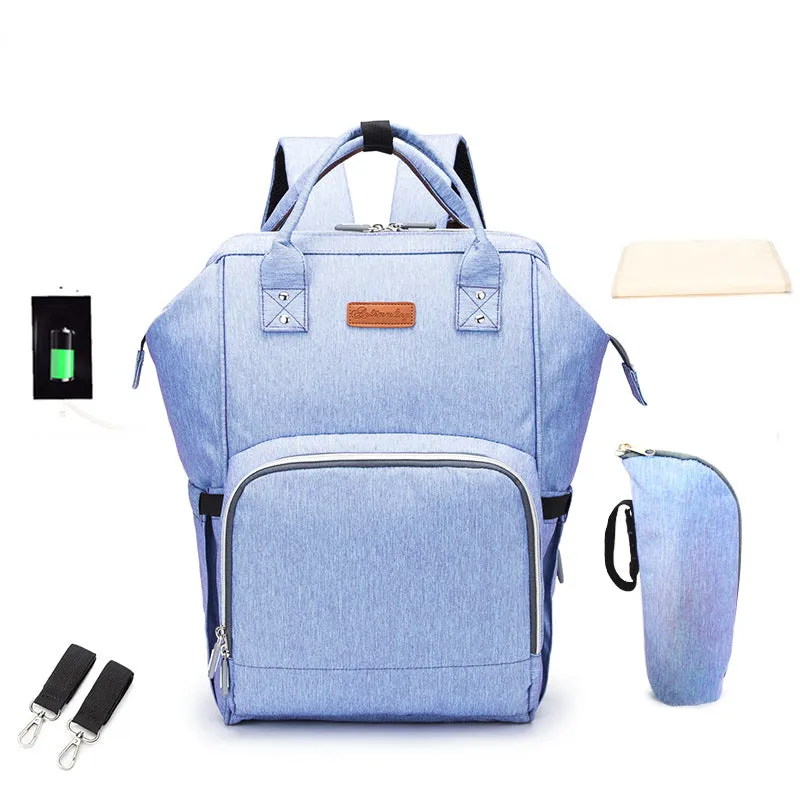 Diaper Bags Mommy Bag Two-Shoulder Maternal Child Outing Multi-Functional Large-Capacity Backpack