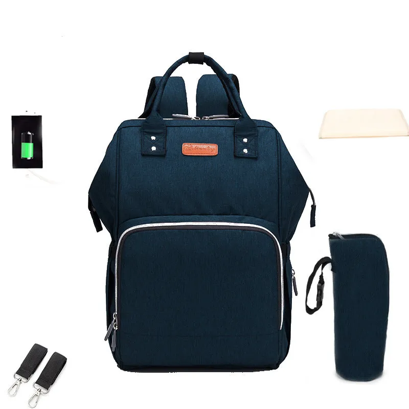 Diaper Bags Mommy Bag Two-Shoulder Maternal Child Outing Multi-Functional Large-Capacity Backpack