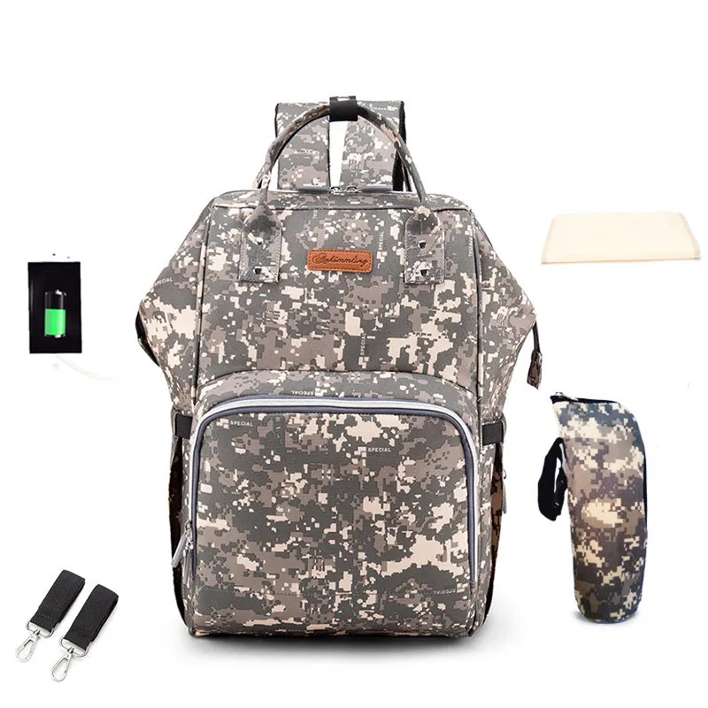 Diaper Bags Mommy Bag Two-Shoulder Maternal Child Outing Multi-Functional Large-Capacity Backpack