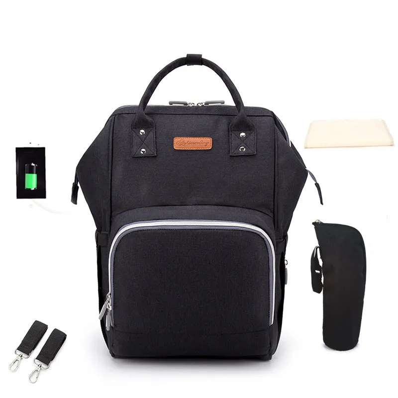 Diaper Bags Mommy Bag Two-Shoulder Maternal Child Outing Multi-Functional Large-Capacity Backpack