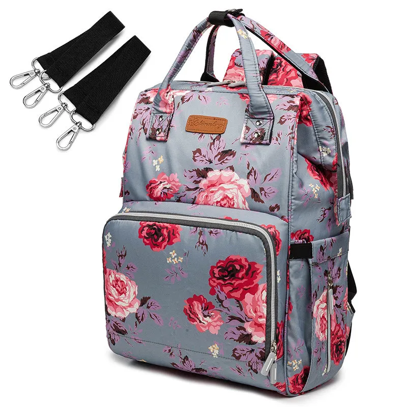 Diaper Bags Mommy Bag Two-Shoulder Maternal Child Outing Multi-Functional Large-Capacity Backpack