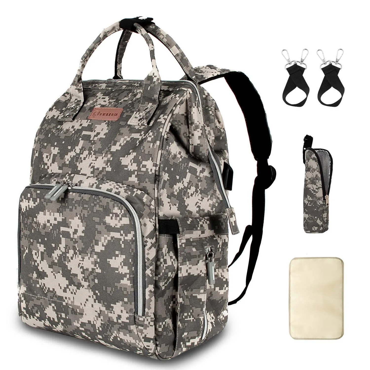 Diaper Bags Mommy Bag Two-Shoulder Maternal Child Outing Multi-Functional Large-Capacity Backpack