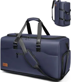 Expandable 55/70L Duffle Bag for Travel,Travel Bag for Men,Carry on Weekend Bag with Shoe Compartment,Waterproof Gym Bags Overnight Bag for Men Women