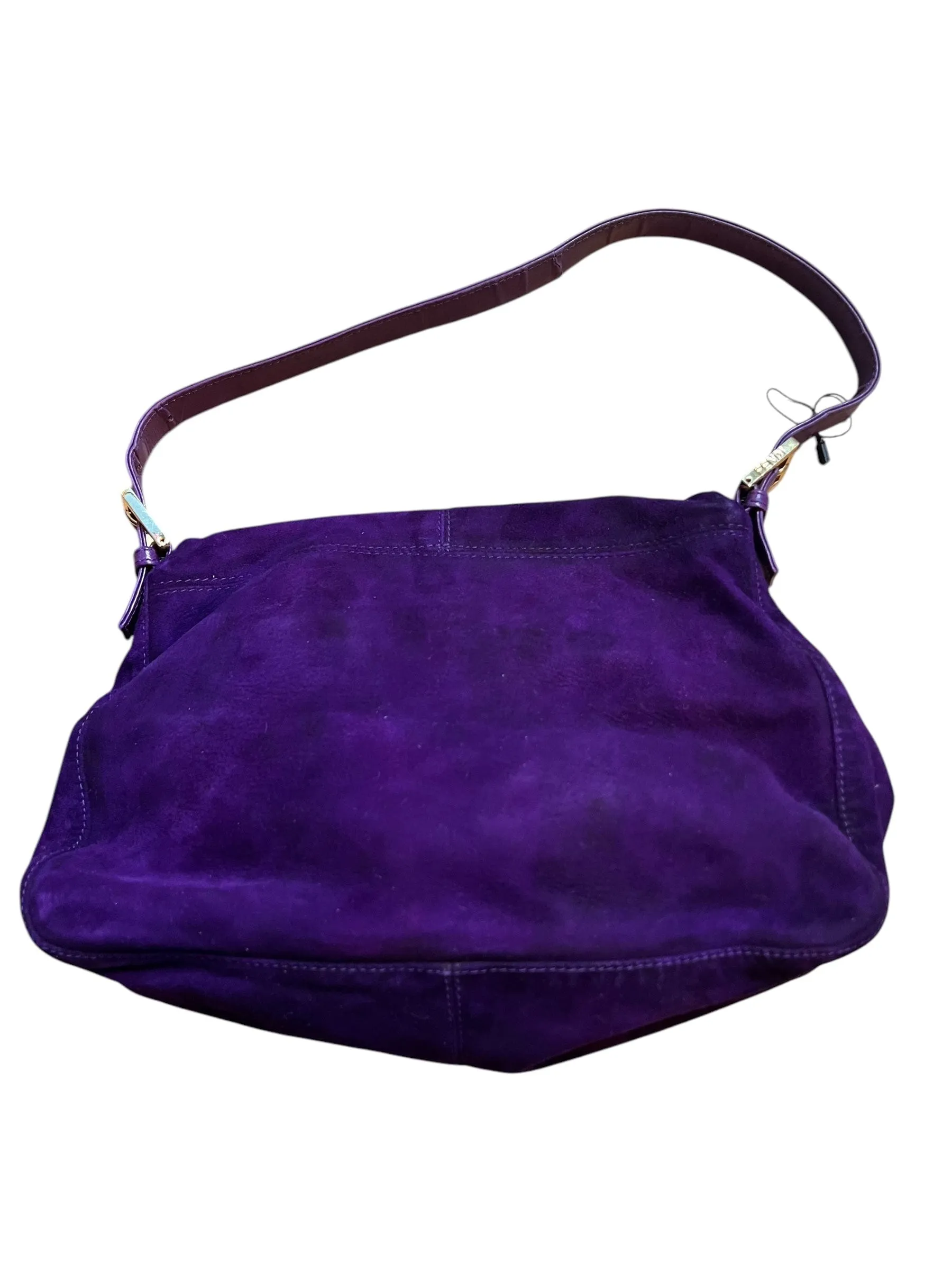 Fendi Purple Vintage Suede Mama Baguette DXBK0135