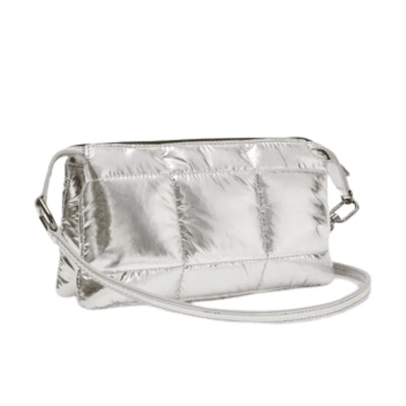 Furla Piuma Mini Shoulder Bag - Silver