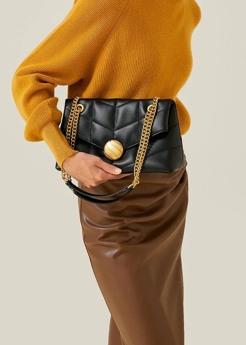 Genuine Leather Shoulder Messenger Bag