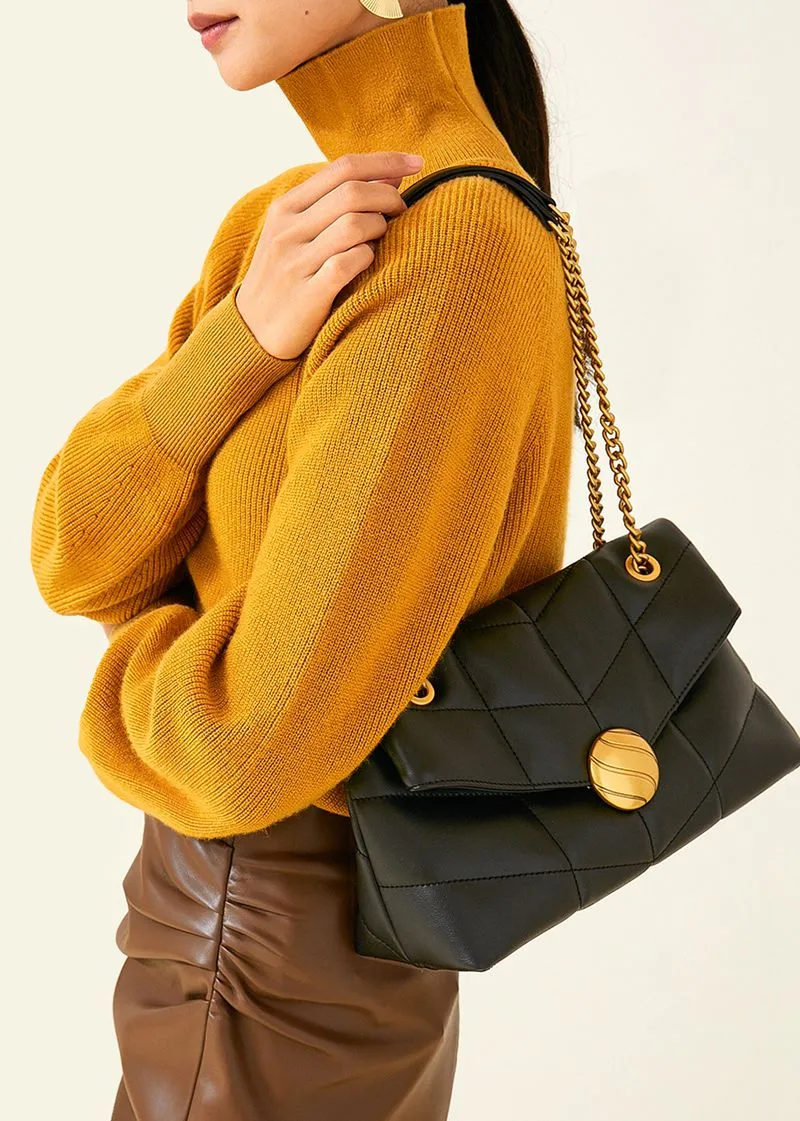 Genuine Leather Shoulder Messenger Bag