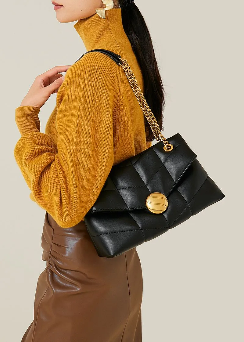 Genuine Leather Shoulder Messenger Bag