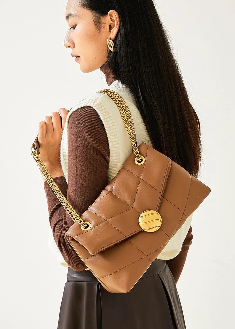 Genuine Leather Shoulder Messenger Bag