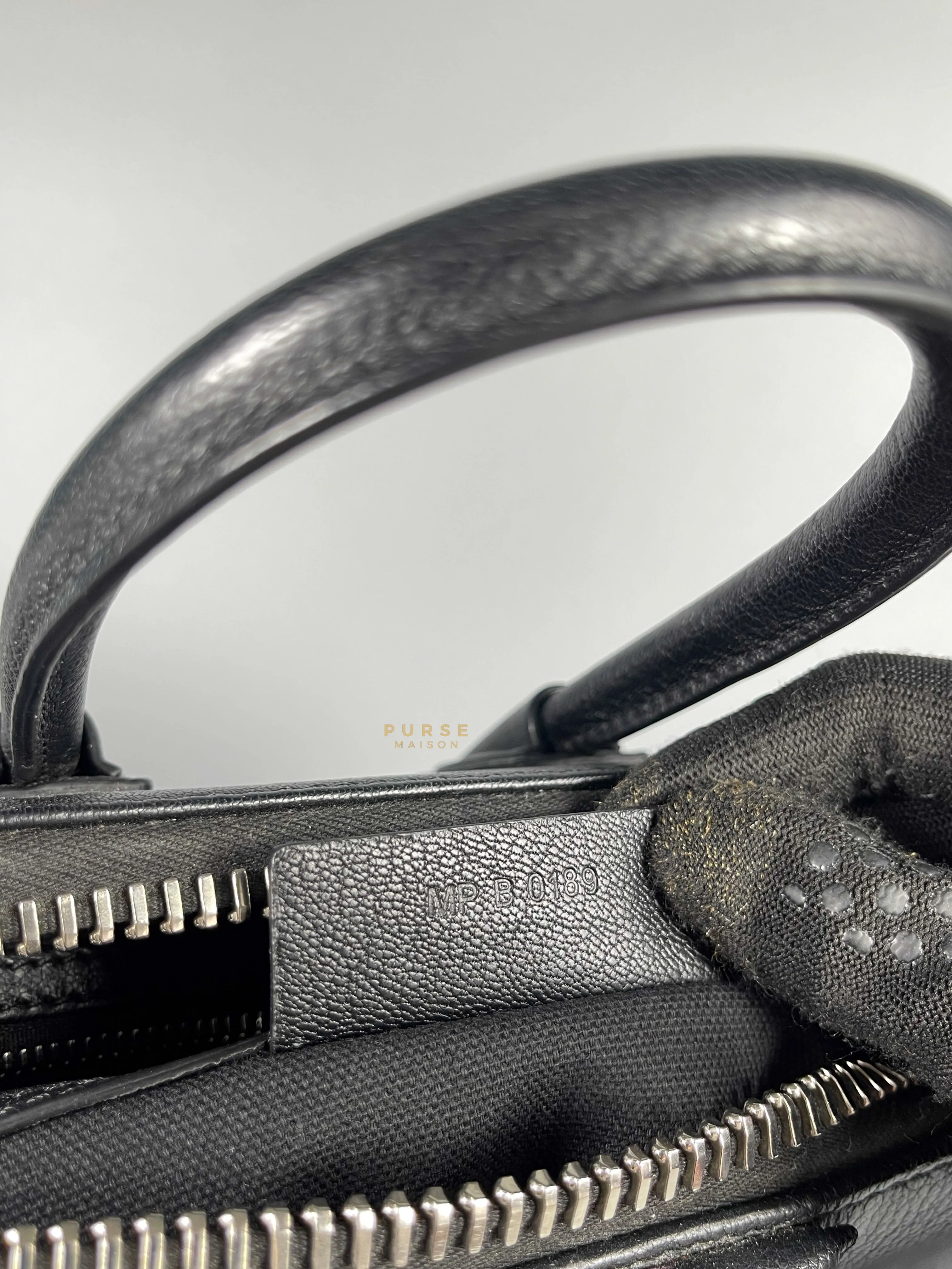 Givenchy Antigona Mini Black Goatskin Canvas Bag