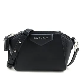 Givenchy Black Sugar Goatskin Nano Antigona Crossbody Bag