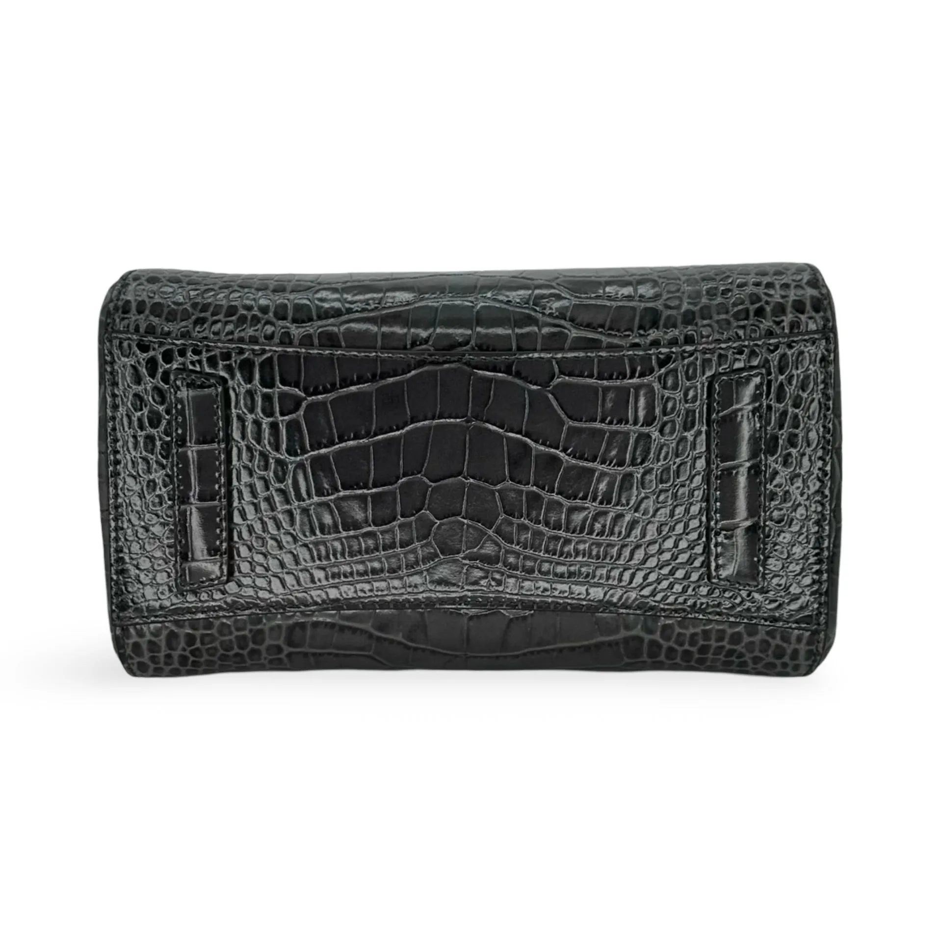 GIVENCHY: Croc Embossed Mini Antigona