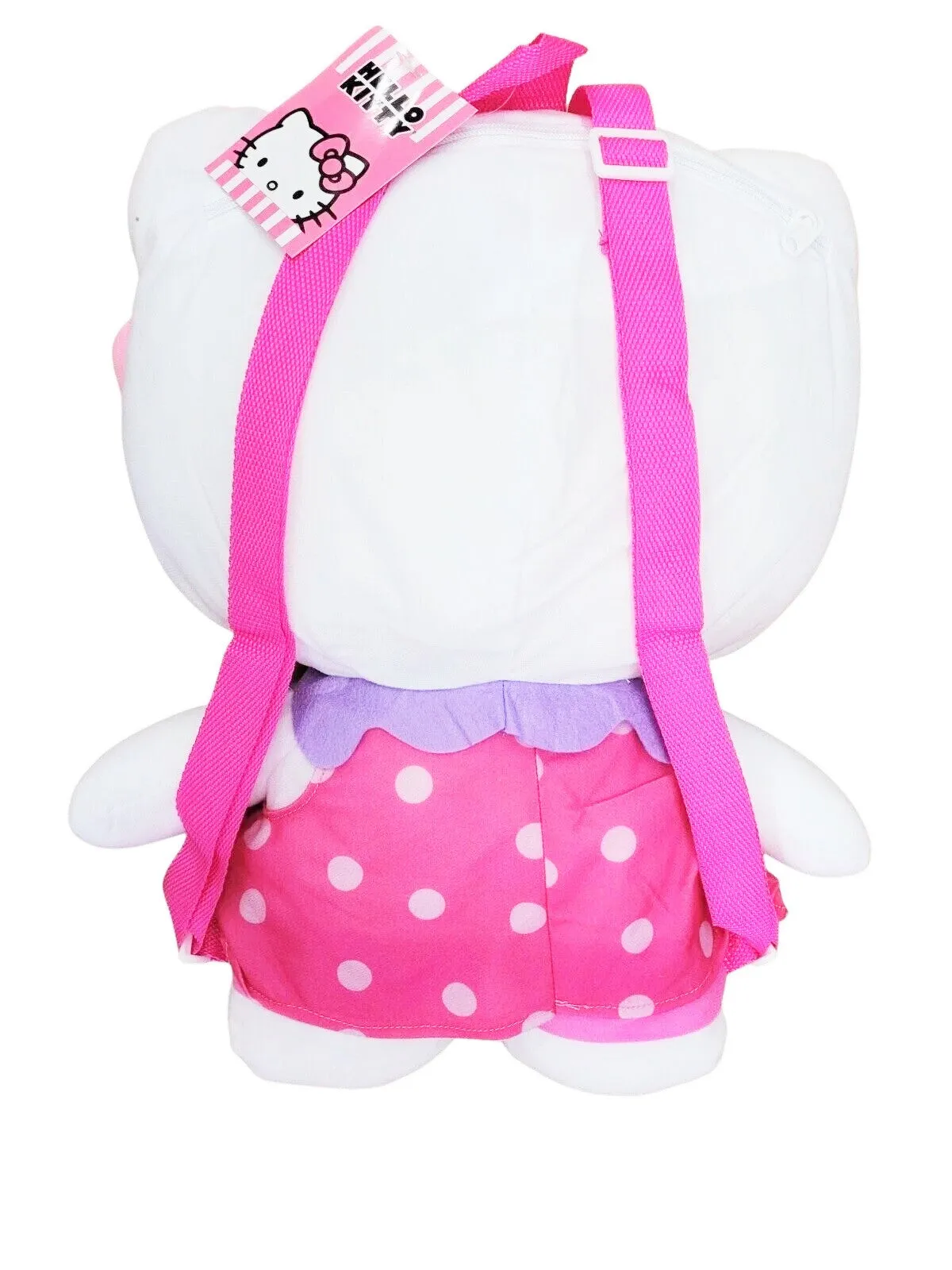 Hello Kitty Backpack Plush (Polka Dot)