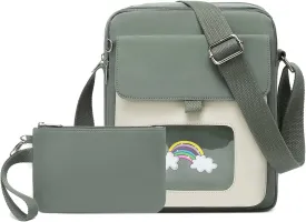 Lanola Lightweight Small Messenger Shoulder Bag,Crossbody Bag Purse for Girls Gift for Preteen/Teen Little Kids