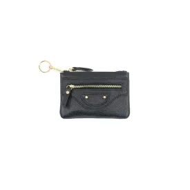 Le City Genuine Leather Zip Wallet Money Pouch