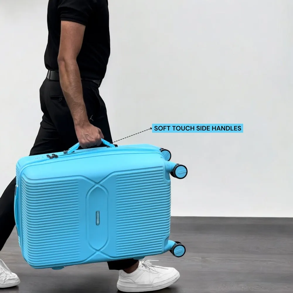 Lightweight Luggage Medium Size Check in and Cabin Size Combo Set | Backpack Free