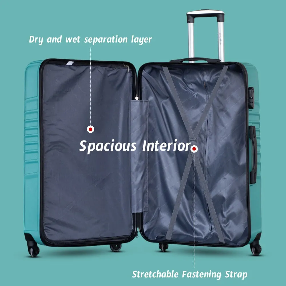 Lightweight Luggage Medium Size Check in and Cabin Size Combo Set | Backpack Free