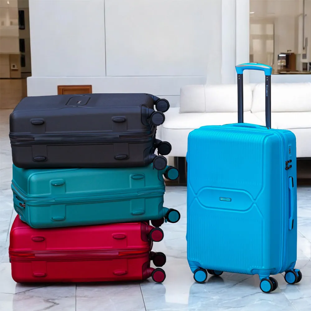 Lightweight Luggage Medium Size Check in and Cabin Size Combo Set | Backpack Free