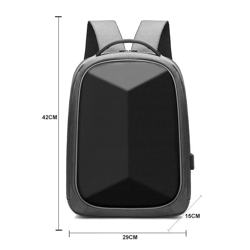 Modish Hard Shell Waterproof Backpack